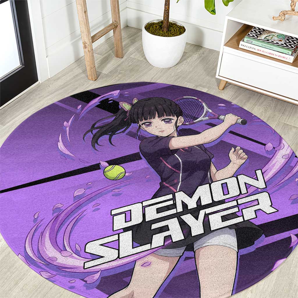 Kanao Tsuyuri Round Carpet Demon Slayer Tennis Crossover Style