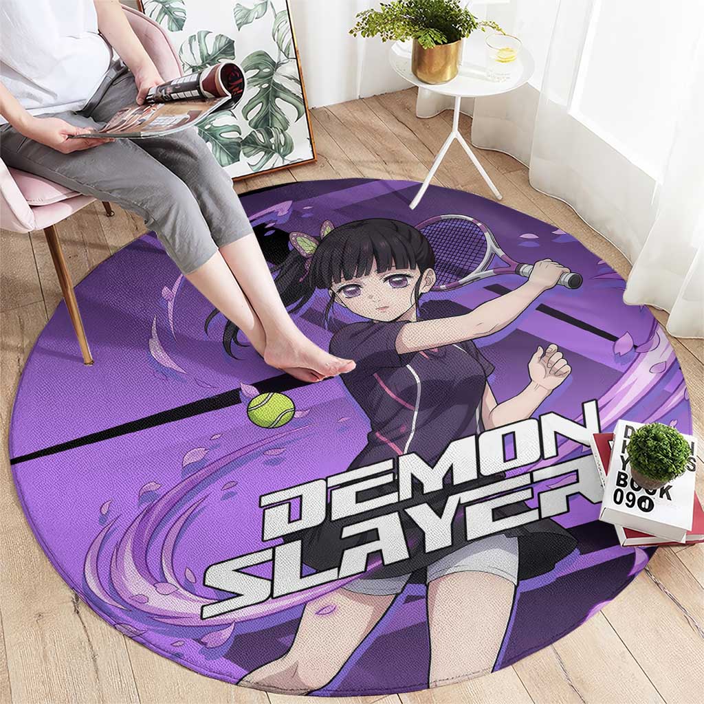 Kanao Tsuyuri Round Carpet Demon Slayer Tennis Crossover Style