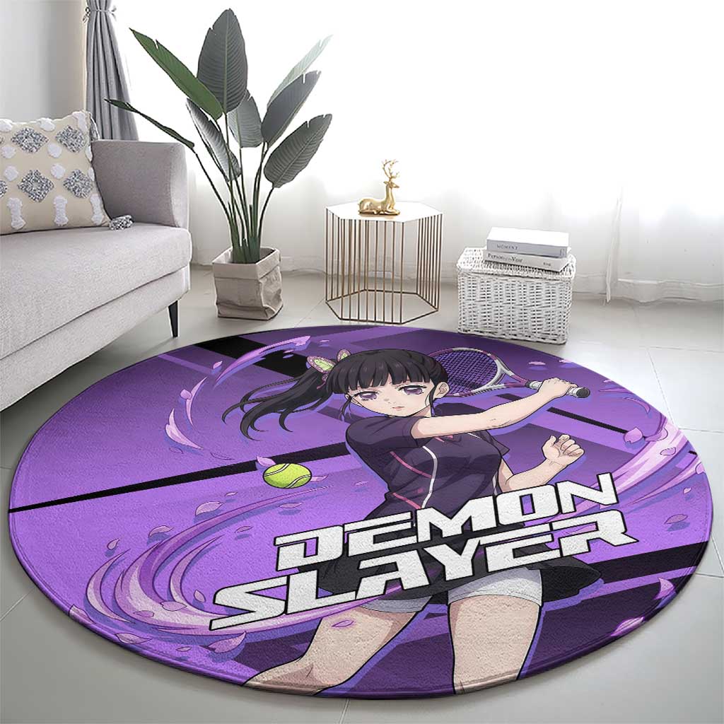 Kanao Tsuyuri Round Carpet Demon Slayer Tennis Crossover Style