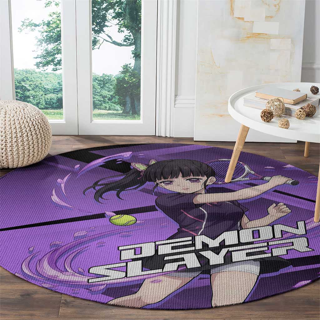 Kanao Tsuyuri Round Carpet Demon Slayer Tennis Crossover Style