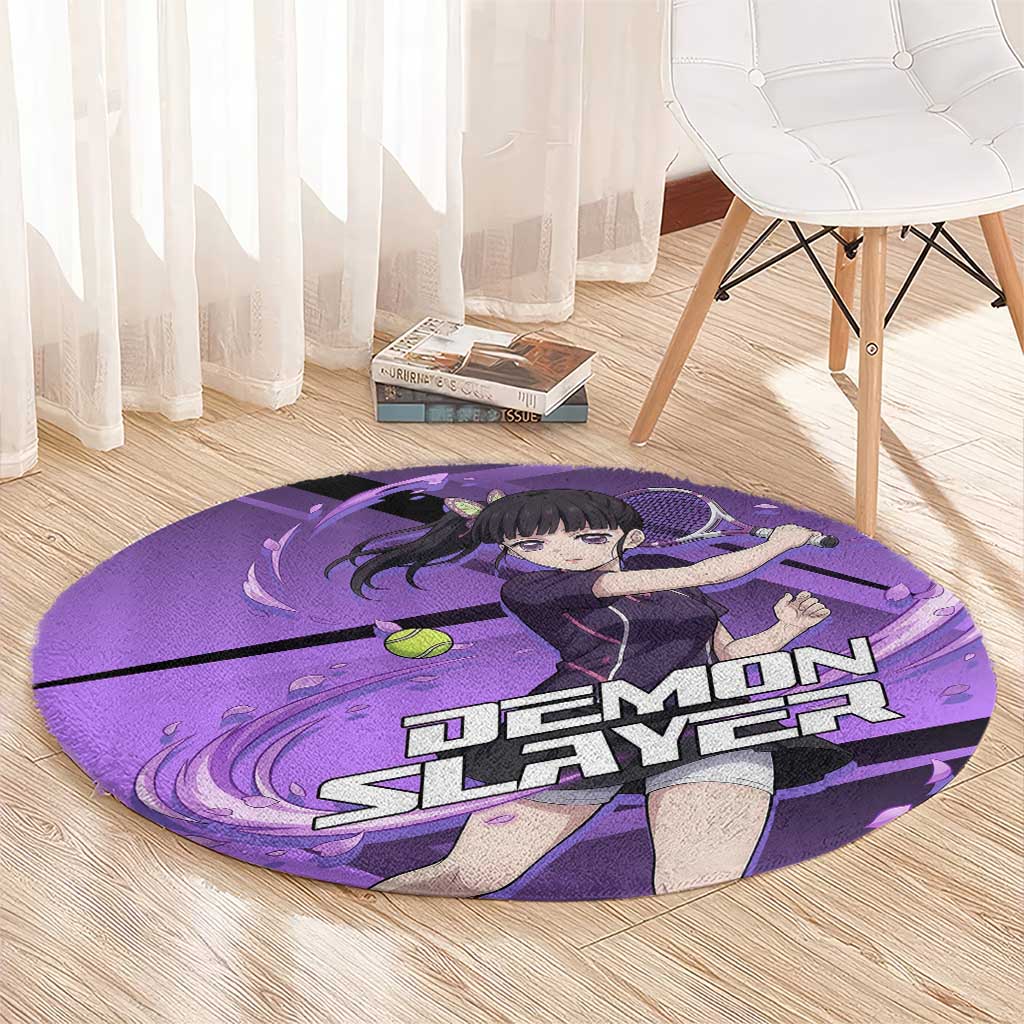 Kanao Tsuyuri Round Carpet Demon Slayer Tennis Crossover Style