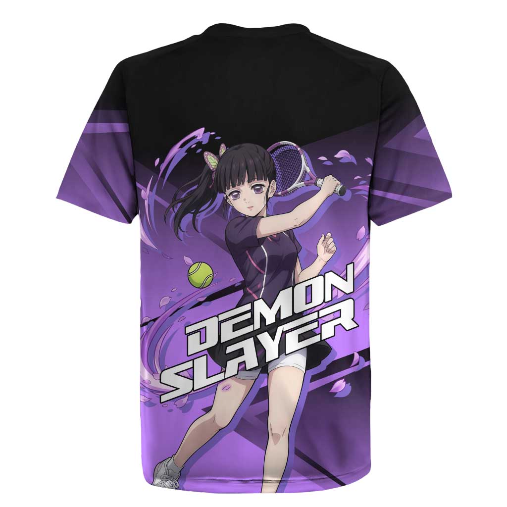 Kanao Tsuyuri Rugby Jersey Demon Slayer Tennis Crossover Style