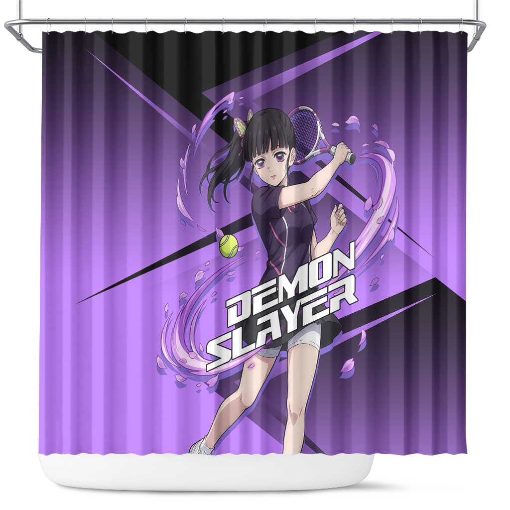 Kanao Tsuyuri Shower Curtain Demon Slayer Tennis Crossover Style