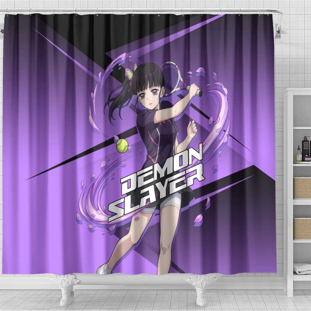 Kanao Tsuyuri Shower Curtain Demon Slayer Tennis Crossover Style