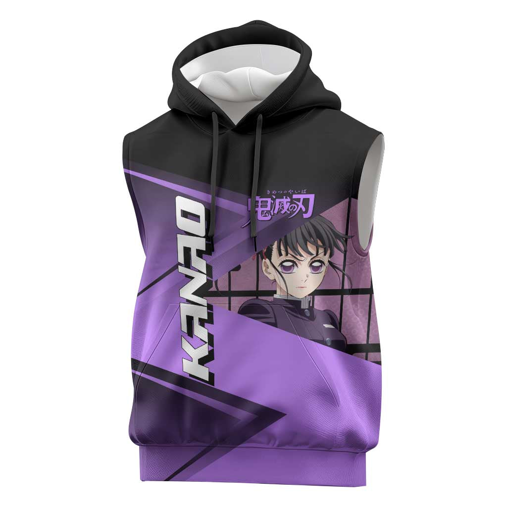 Kanao Tsuyuri Sleeveless Hoodie Demon Slayer Tennis Crossover Style
