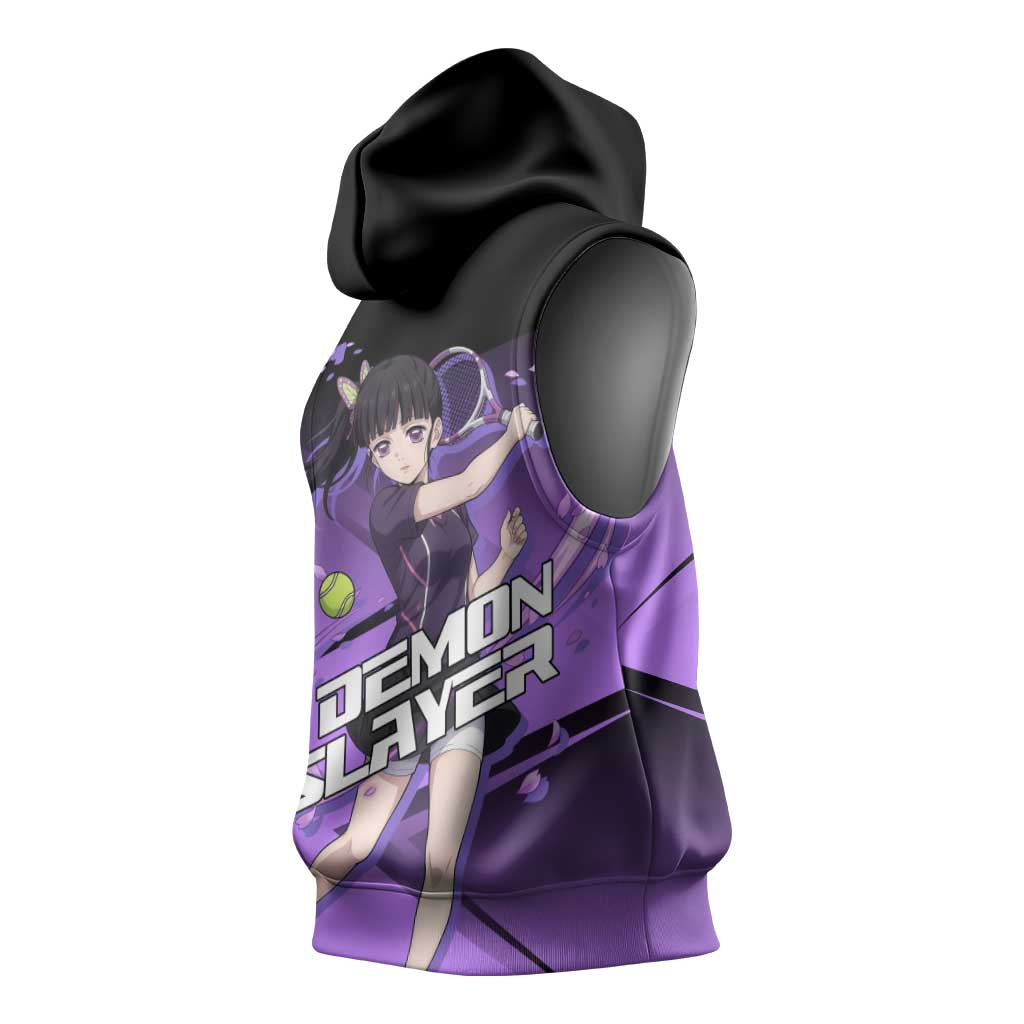 Kanao Tsuyuri Sleeveless Hoodie Demon Slayer Tennis Crossover Style