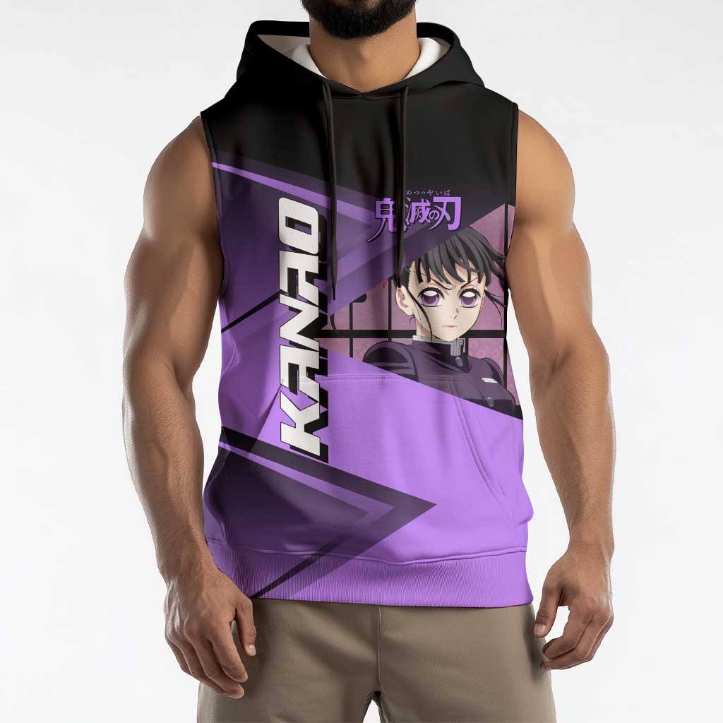 Kanao Tsuyuri Sleeveless Hoodie Demon Slayer Tennis Crossover Style