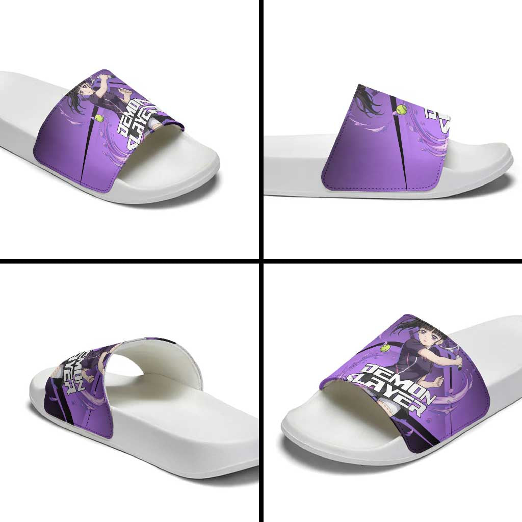 Kanao Tsuyuri Slide Sandals Demon Slayer Tennis Crossover Style