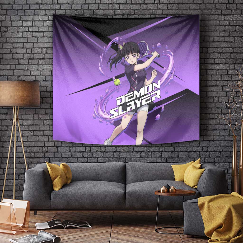 Kanao Tsuyuri Tapestry Demon Slayer Tennis Crossover Style
