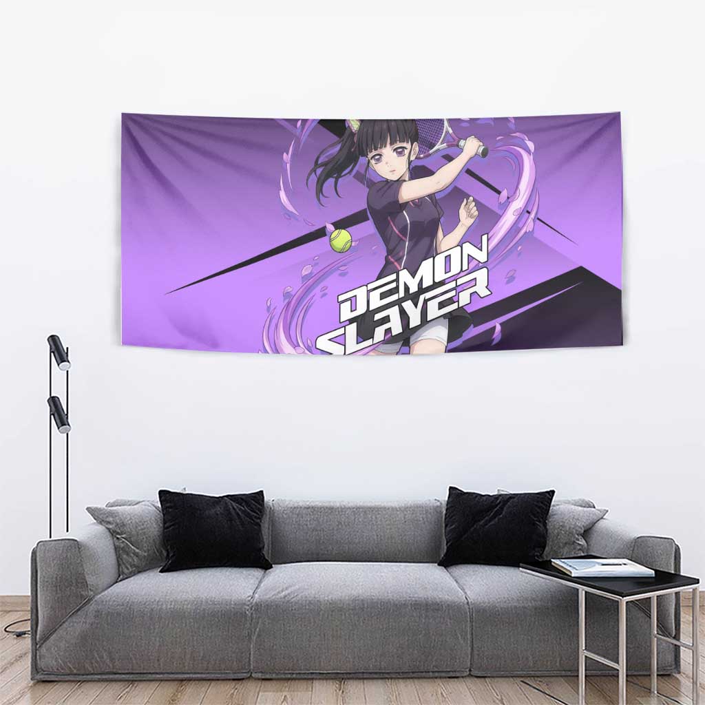 Kanao Tsuyuri Tapestry Demon Slayer Tennis Crossover Style