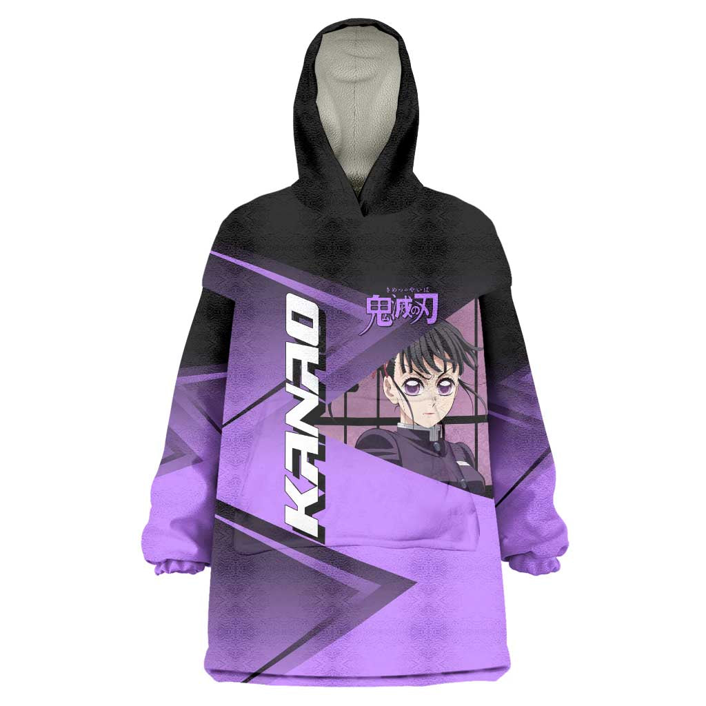 Kanao Tsuyuri Wearable Blanket Hoodie Demon Slayer Tennis Crossover Style
