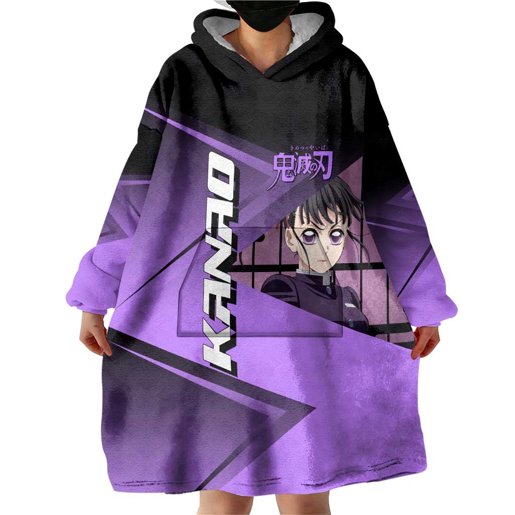Kanao Tsuyuri Wearable Blanket Hoodie Demon Slayer Tennis Crossover Style