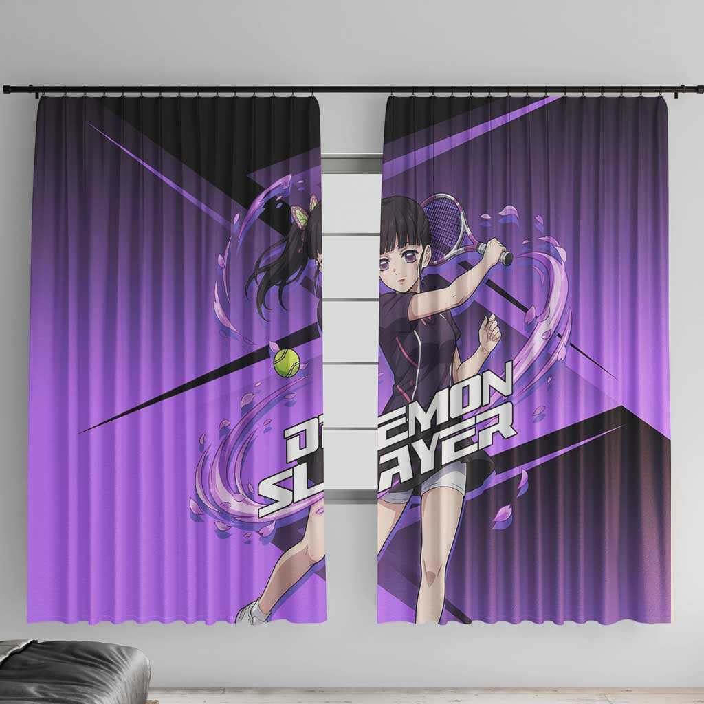 Kanao Tsuyuri Window Curtain Demon Slayer Tennis Crossover Style