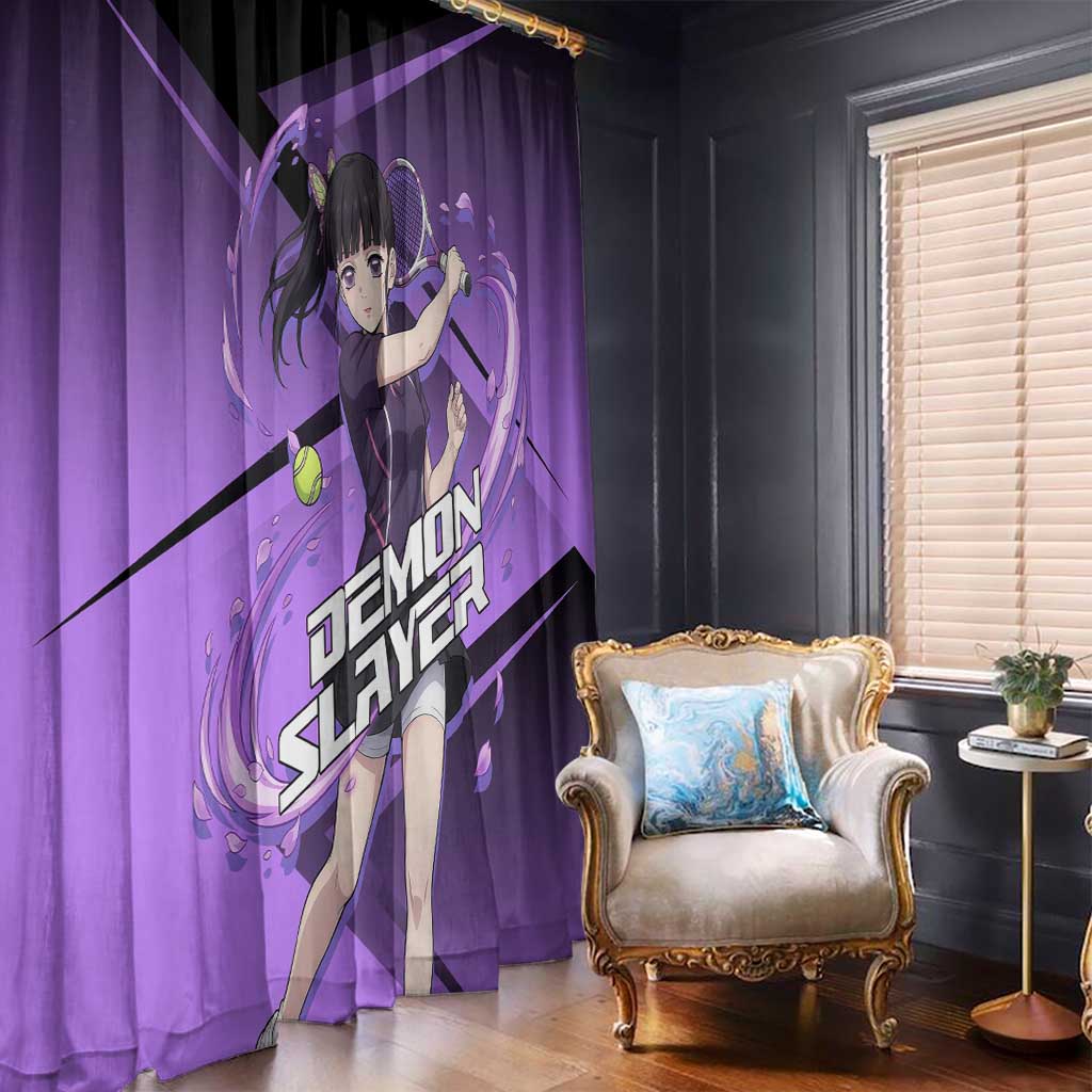 Kanao Tsuyuri Window Curtain Demon Slayer Tennis Crossover Style