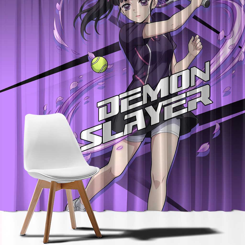 Kanao Tsuyuri Window Curtain Demon Slayer Tennis Crossover Style