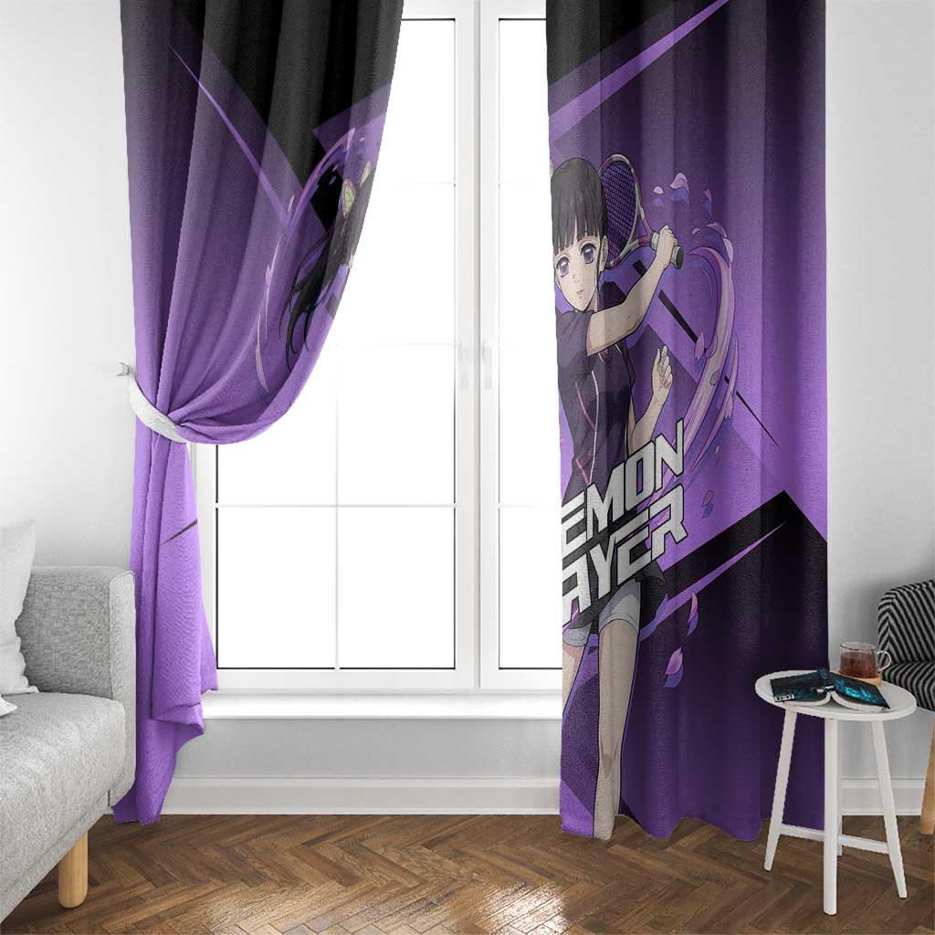 Kanao Tsuyuri Window Curtain Demon Slayer Tennis Crossover Style