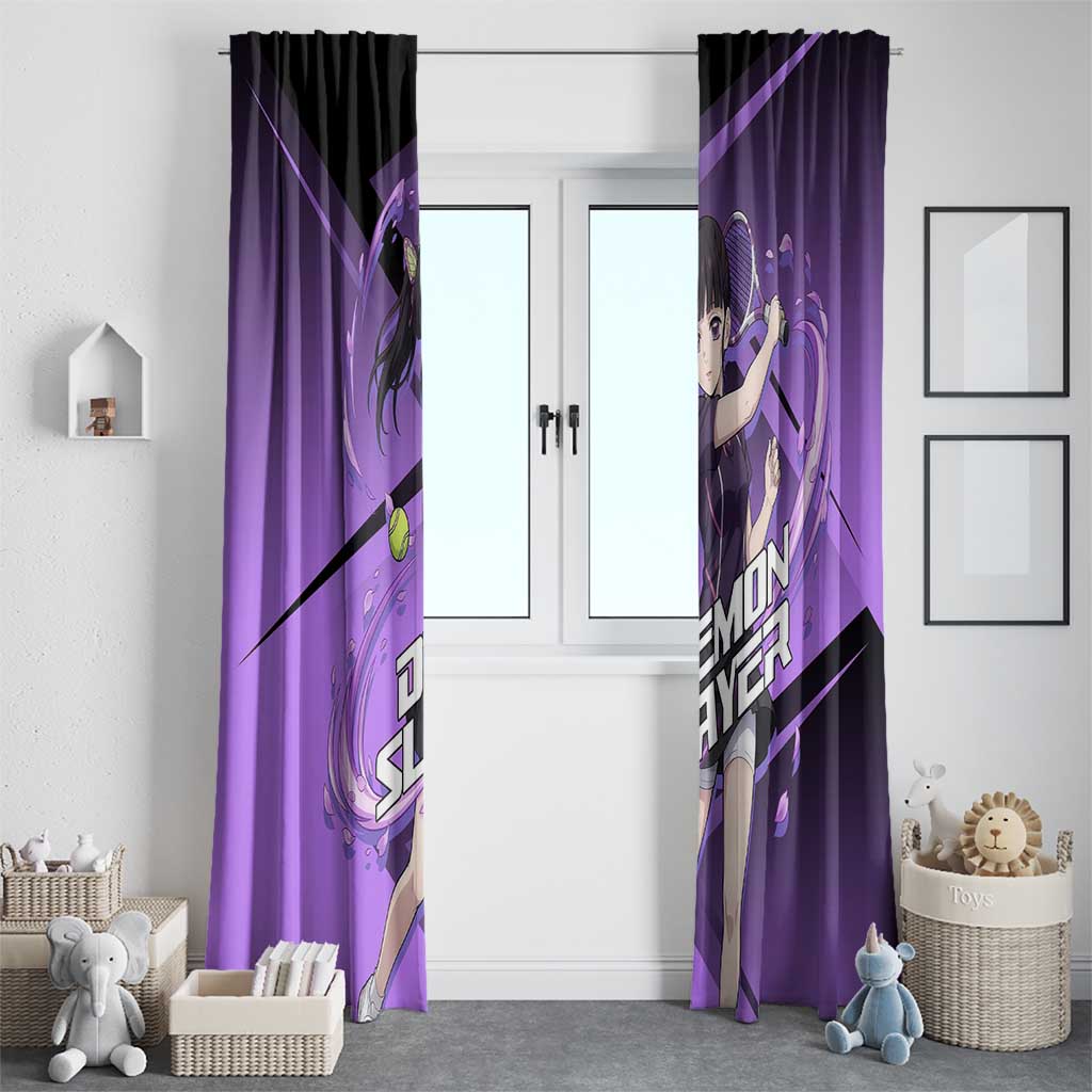 Kanao Tsuyuri Window Curtain Demon Slayer Tennis Crossover Style