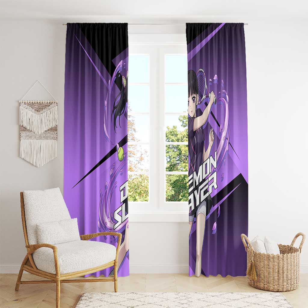Kanao Tsuyuri Window Curtain Demon Slayer Tennis Crossover Style