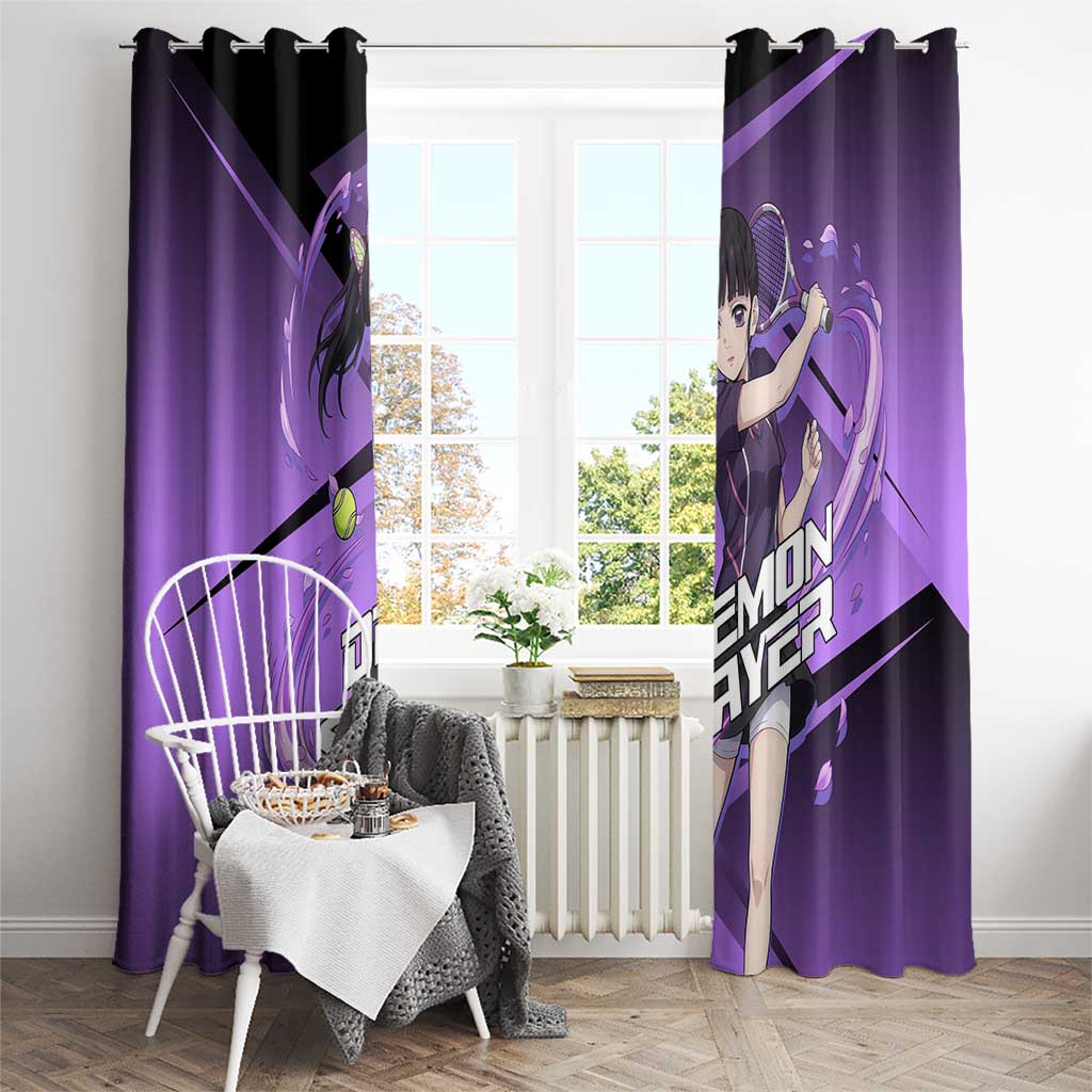 Kanao Tsuyuri Window Curtain Demon Slayer Tennis Crossover Style