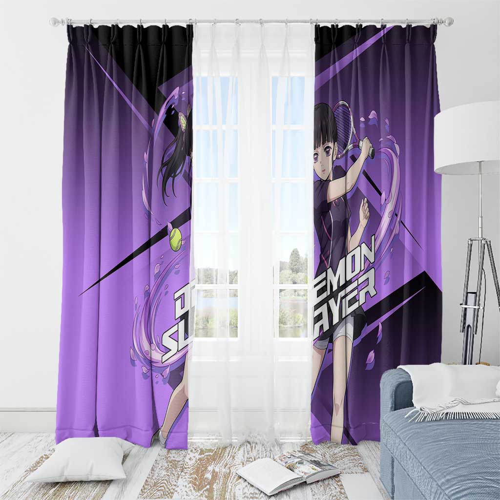 Kanao Tsuyuri Window Curtain Demon Slayer Tennis Crossover Style