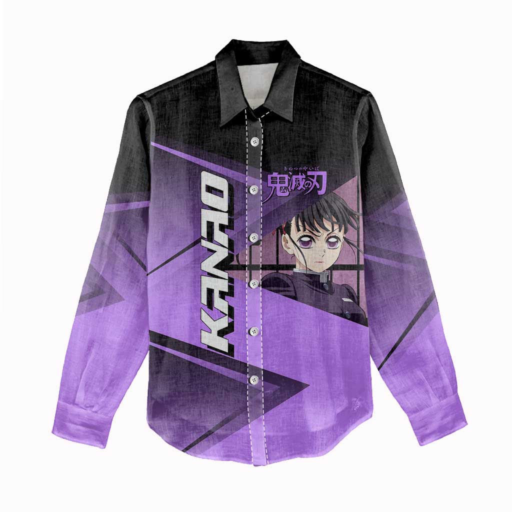 Kanao Tsuyuri Women Casual Shirt Demon Slayer Tennis Crossover Style