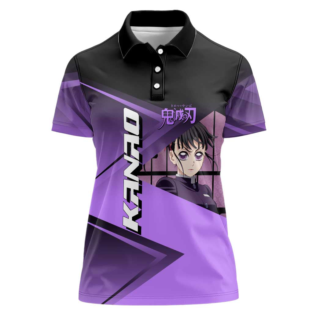 Kanao Tsuyuri Women Polo Shirt Demon Slayer Tennis Crossover Style