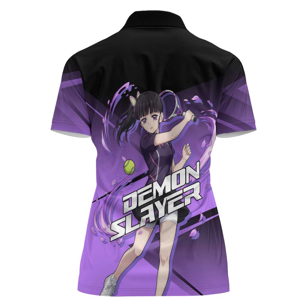 Kanao Tsuyuri Women Polo Shirt Demon Slayer Tennis Crossover Style