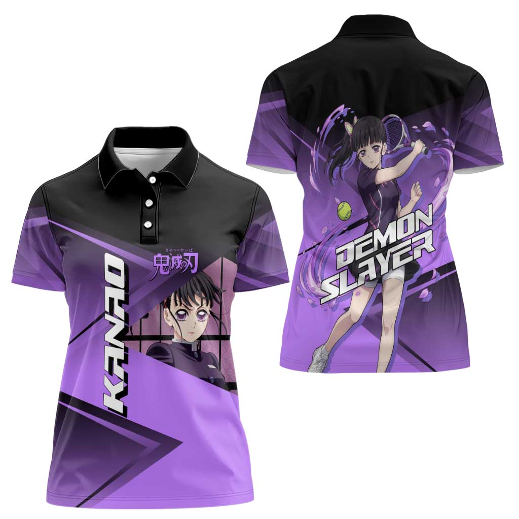 Kanao Tsuyuri Women Polo Shirt Demon Slayer Tennis Crossover Style
