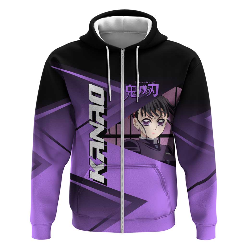 Kanao Tsuyuri Zip Hoodie Demon Slayer Tennis Crossover Style