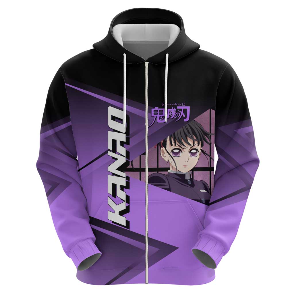 Kanao Tsuyuri Zip Hoodie Demon Slayer Tennis Crossover Style