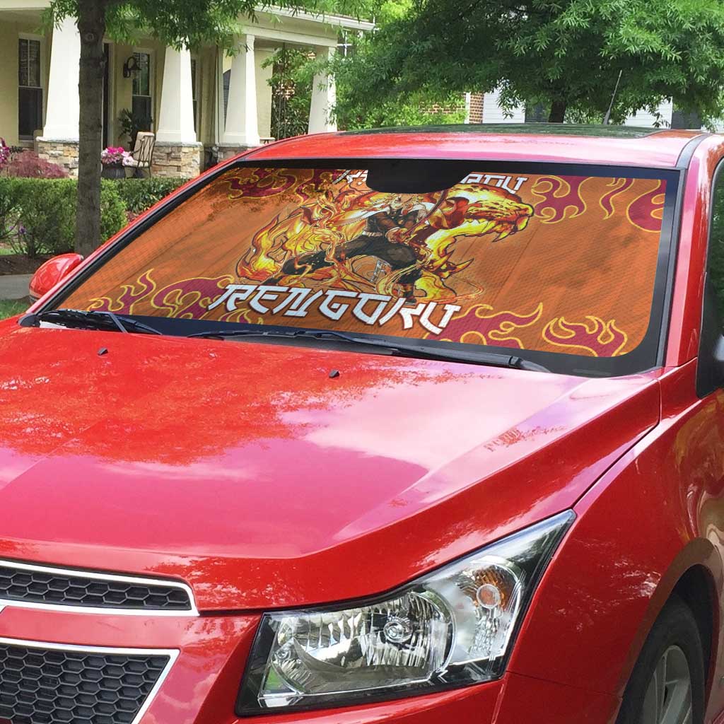 Rengoku Kyojuro Demon Slayer Auto Sun Shade Inferno Anime Flame Crest Style