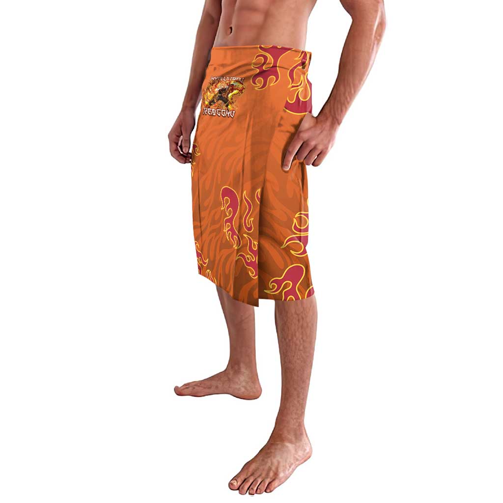 Rengoku Kyojuro Demon Slayer Lavalava Inferno Anime Flame Crest Style