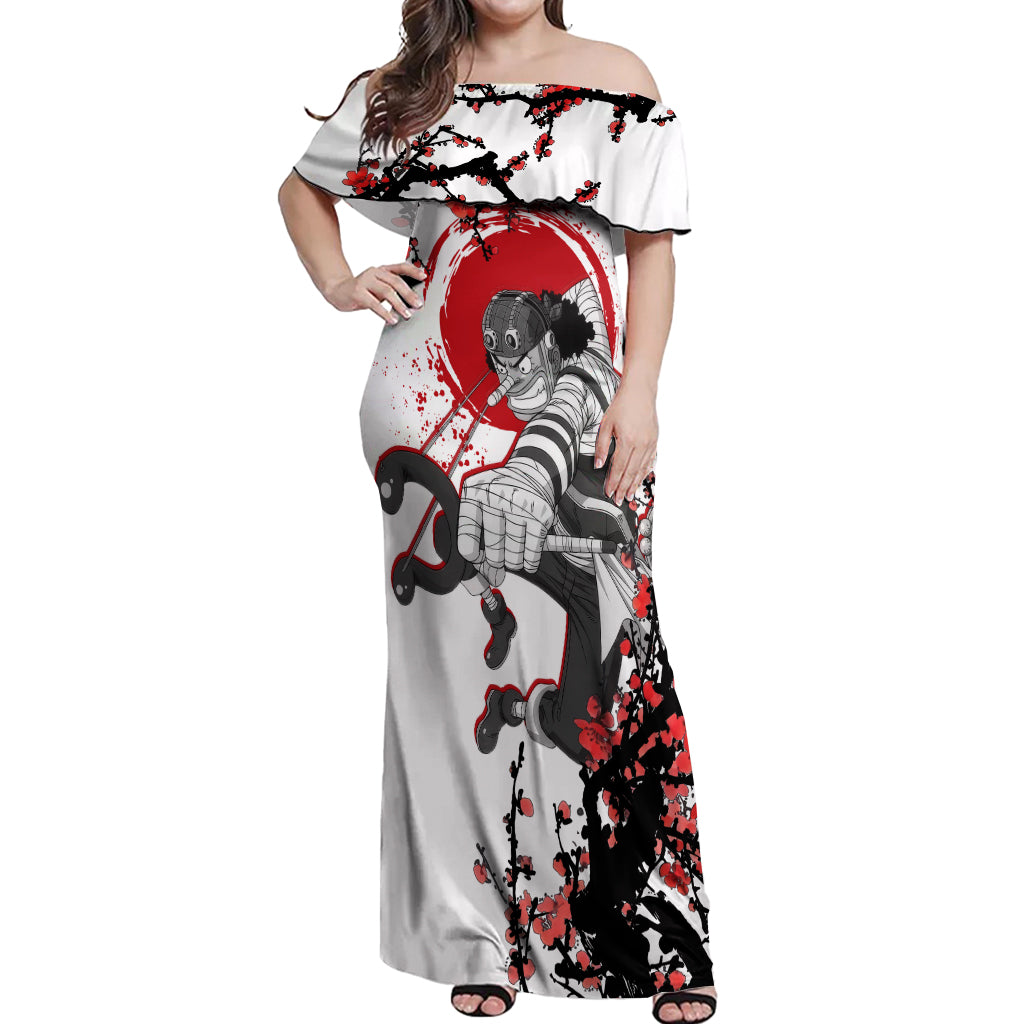 Usopp - Japan Style Anime Off Shoulder Maxi Dress