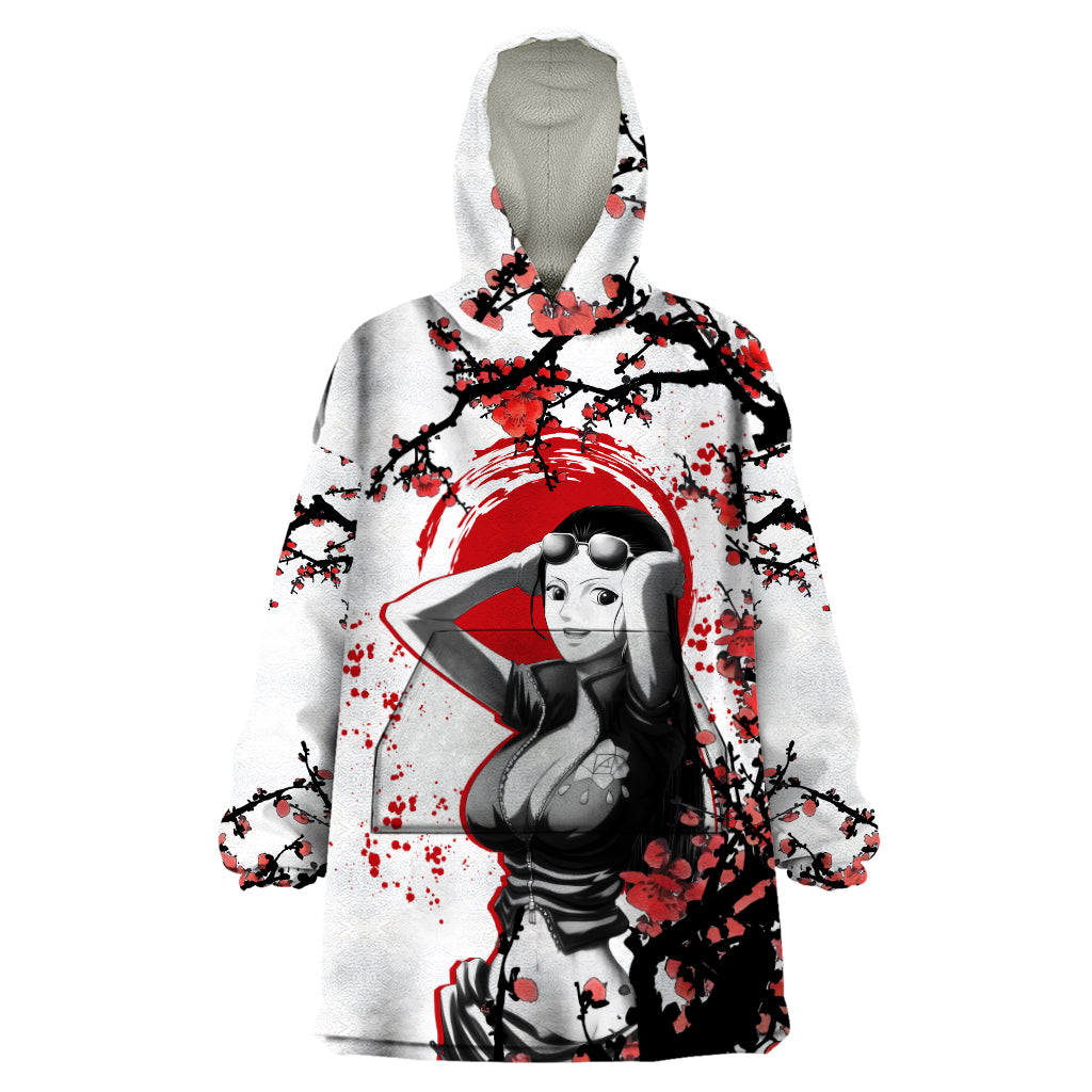 Nico Robin - Japan Style Anime Wearable Blanket Hoodie