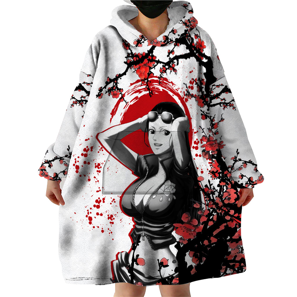 Nico Robin - Japan Style Anime Wearable Blanket Hoodie