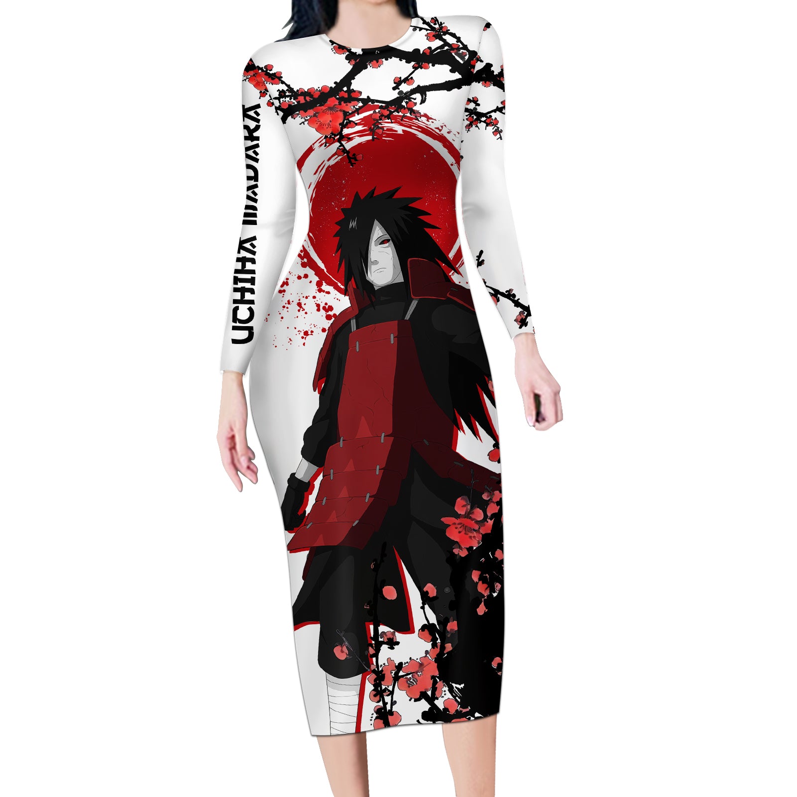 Uchiha Madara - Japan Style Long Sleeve Bodycon Dress