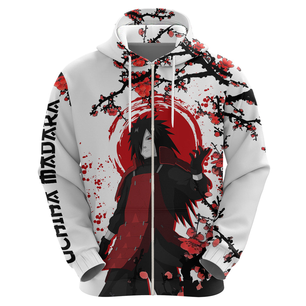 Uchiha Madara - Japan Style Zip Hoodie