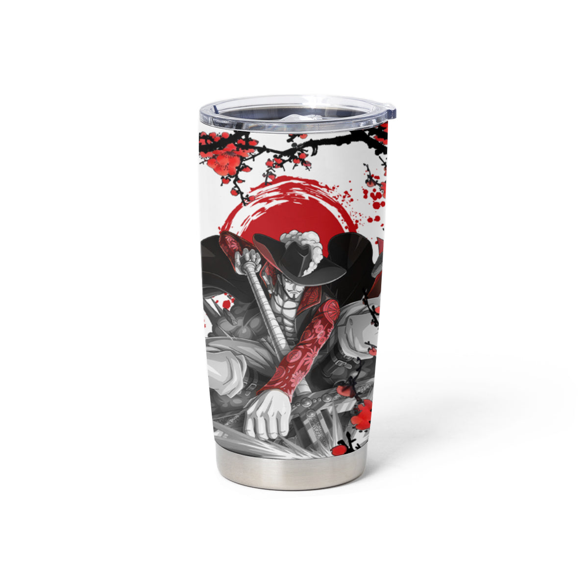 Dracule Mihawk One Piece Tumbler Cup Japan Style Anime
