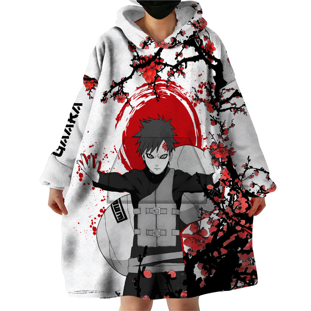 Gaara - Japan Style Anime Wearable Blanket Hoodie