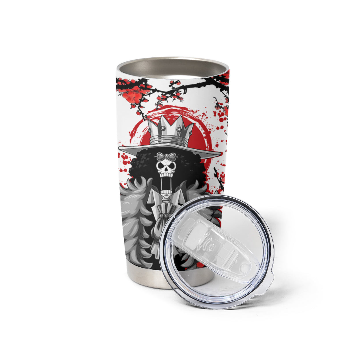 Brook One Piece Tumbler Cup Japan Style Anime
