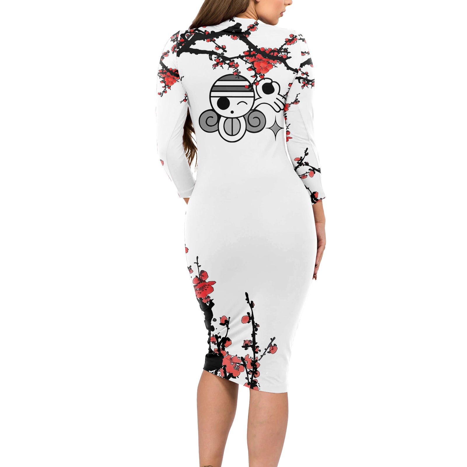 Nami - Japan Style Anime Long Sleeve Bodycon Dress