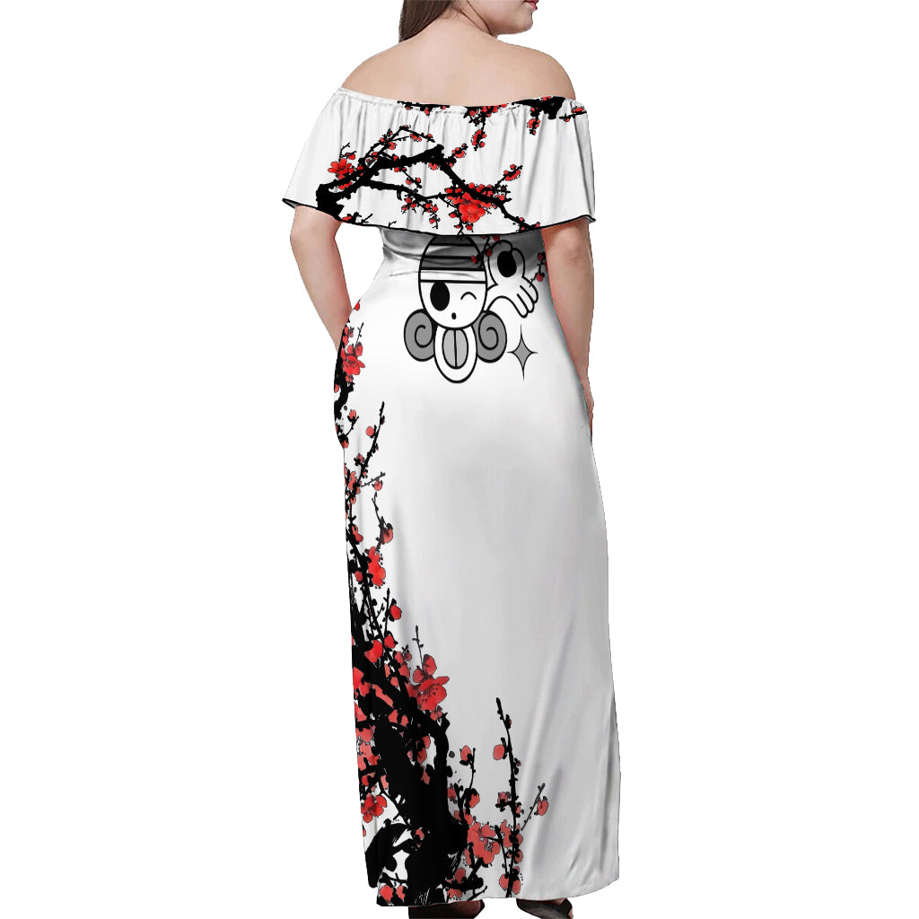 Nami - Japan Style Anime Off Shoulder Maxi Dress