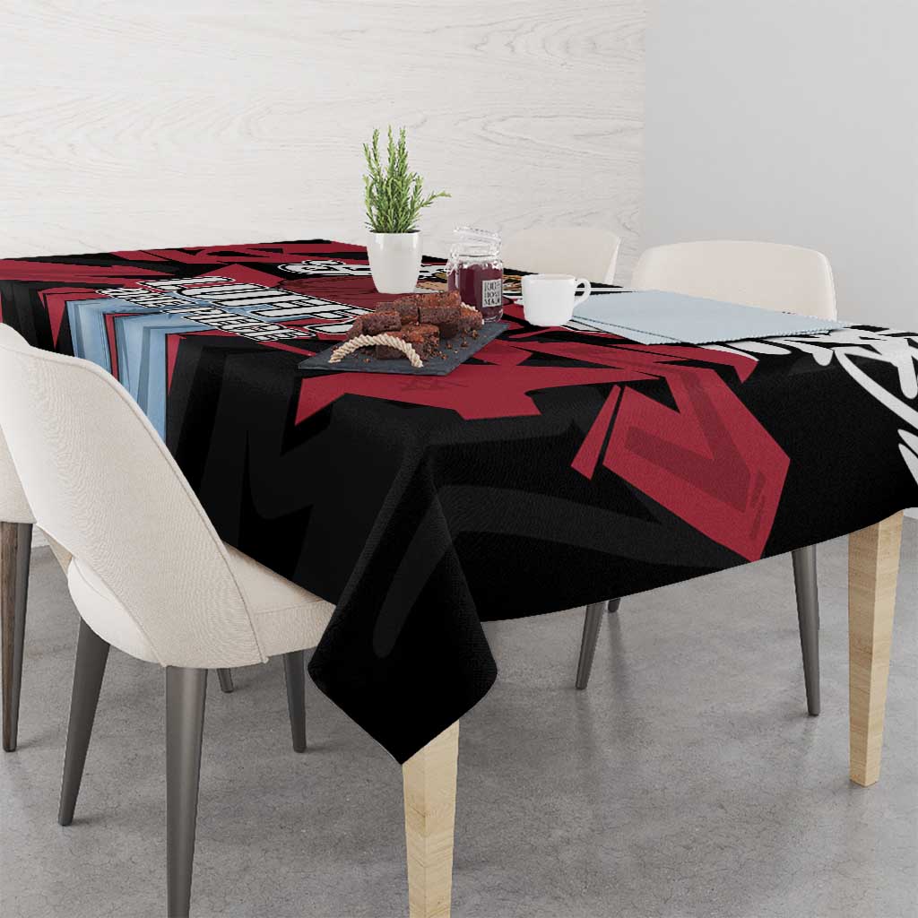 Monkey D. Luffy One Piece Tablecloth Graffiti Street Art Anime Collage