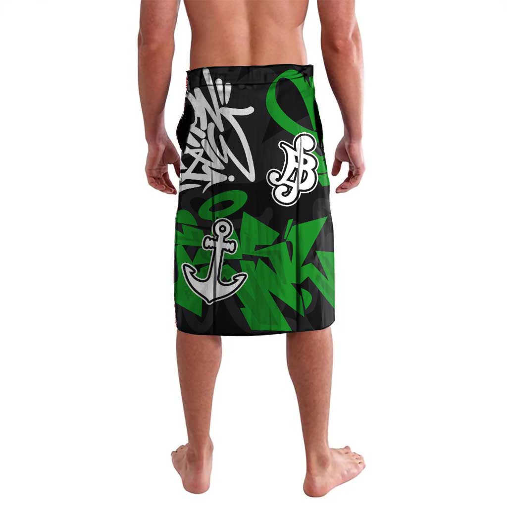 Roronoa Zoro One Piece Lavalava Graffiti Street Art Anime Collage
