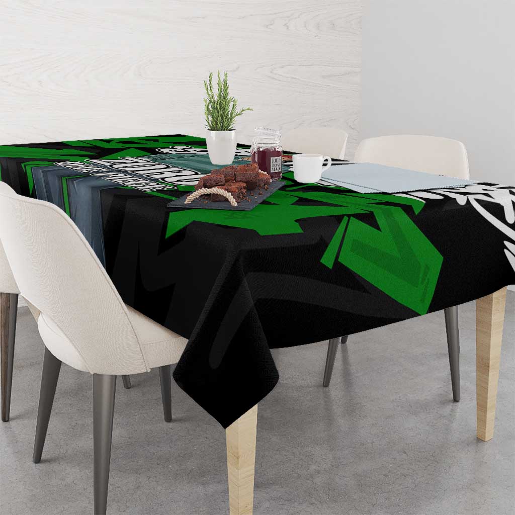 Roronoa Zoro One Piece Tablecloth Graffiti Street Art Anime Collage