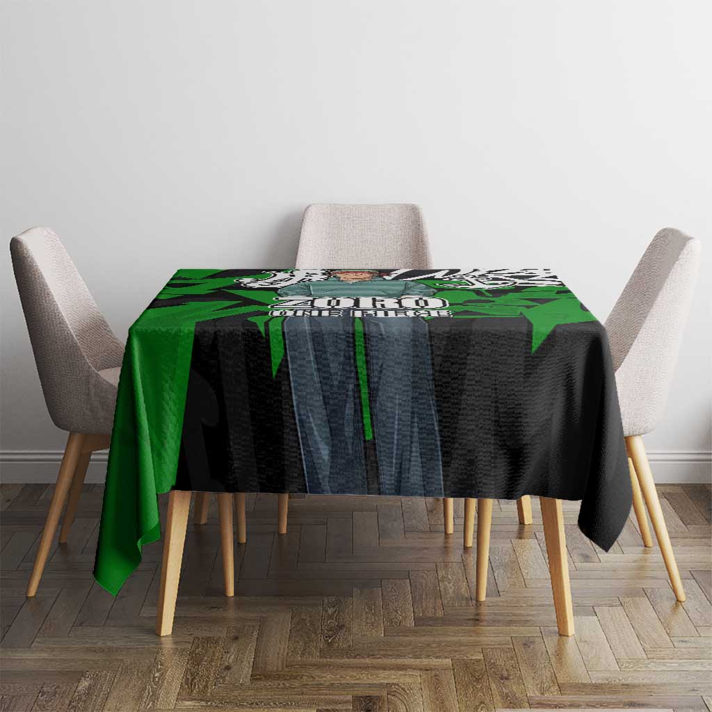 Roronoa Zoro One Piece Tablecloth Graffiti Street Art Anime Collage