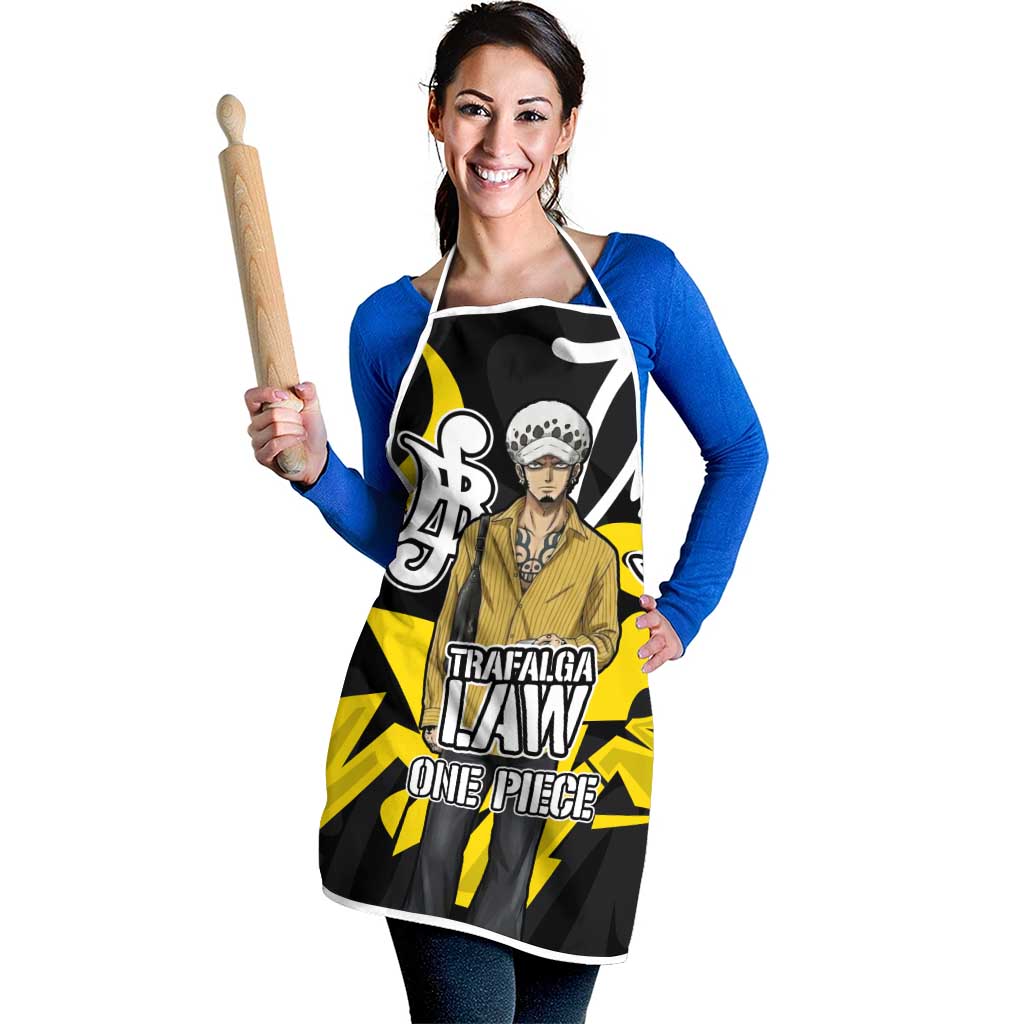 Trafalgar Law One Piece Apron Graffiti Street Art Anime Collage
