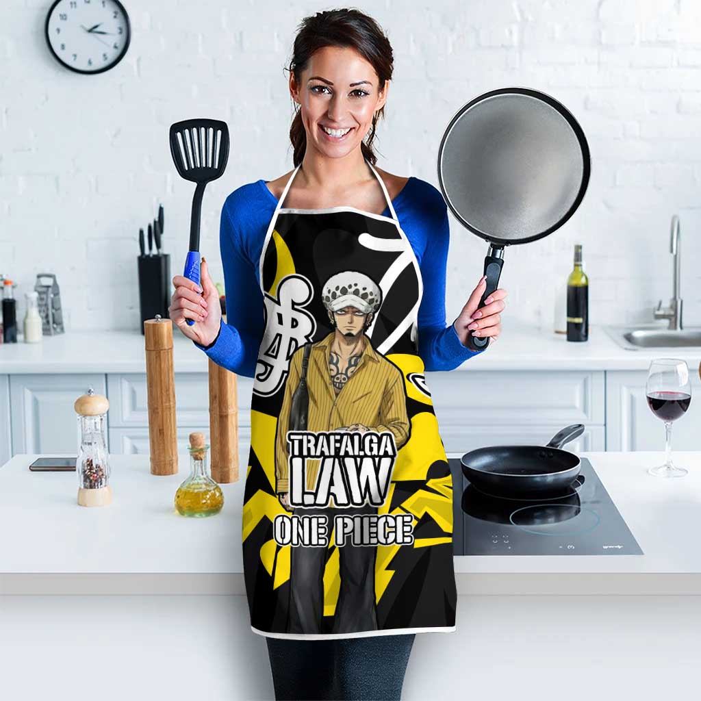 Trafalgar Law One Piece Apron Graffiti Street Art Anime Collage