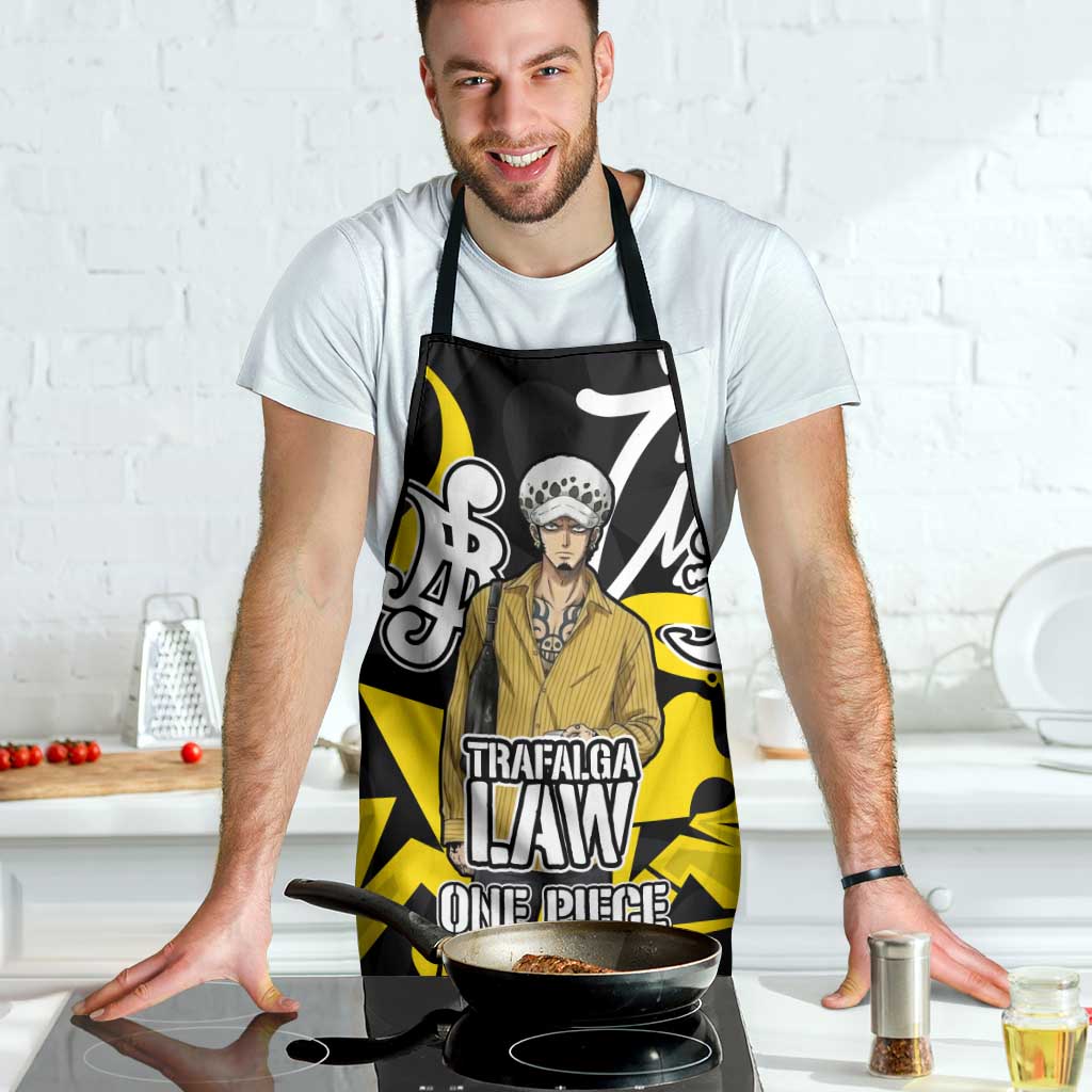 Trafalgar Law One Piece Apron Graffiti Street Art Anime Collage