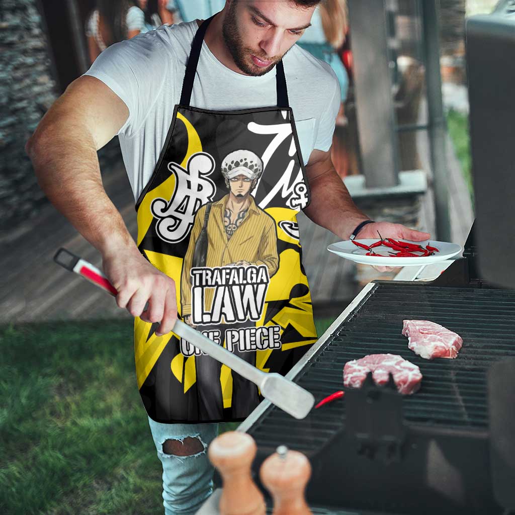 Trafalgar Law One Piece Apron Graffiti Street Art Anime Collage